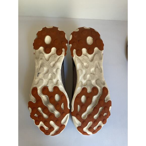 Nike React Element 55 Brown Orange Black Sneakers Men’s Size 11 - Picture 8 of 9